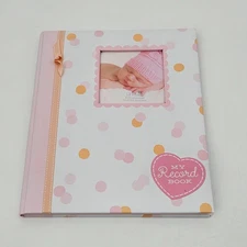 Lil' Peach My Record Book First 5 Years Memory Book, Baby Girl Keepsake for New