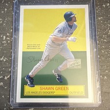 Topps 2003 Bazooka Stand-Ups Shawn Green #16 Los Angeles Dodgers Insert Baseball