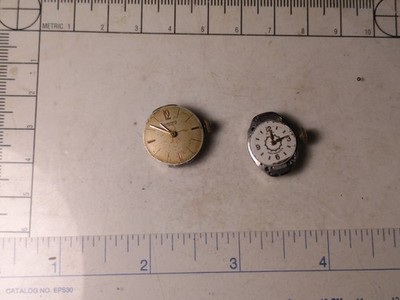Wristwatch Movements - Elgin & Yunghans  (Many Usable Parts)