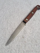 VTG Camillus Kitchen PARING Knife Rosewood Handle FULL Tang USA