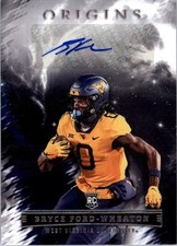 2023 Chronicles Draft Picks Origins Rookie Autographs #4 Bryce Ford-Wheaton Auto