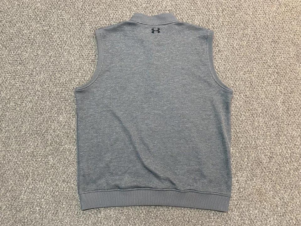 Chaleco de golf Under Armour para hombre 1/4 cremallera gris Storm1 talla XL Foto 2 de 4
