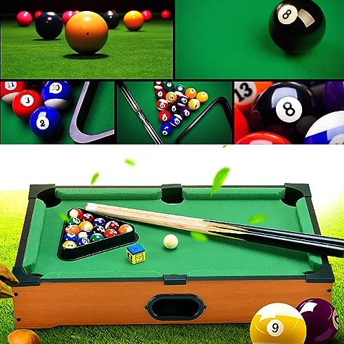 Mini Pool Table for Kids Small Billiards Game Table Top Pool Table Toy for Cat - Picture 5 of 8