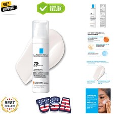 La Roche-Posay Anthelios UV Correct Sunscreen Moisturizer SPF 70, Daily Anti-...