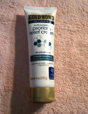 Gold Bond Medicated Psoriasis Relief Salicylic Acid 3% Multi-Symptom Cream 4 OZ