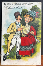 Alte Postkarte von 1913 ist das ein Bund der Zeit