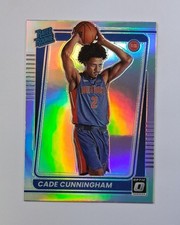 Cade Cunningham 2021-22 Prizm Optic Holo Rated Rookie Card #161  Detroit Pistons