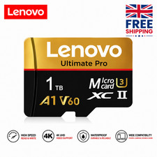 Lenovo Micro SD Memory Card 64GB 128GB 256GB 512GB 1TB U3 V60 TF Flash Card