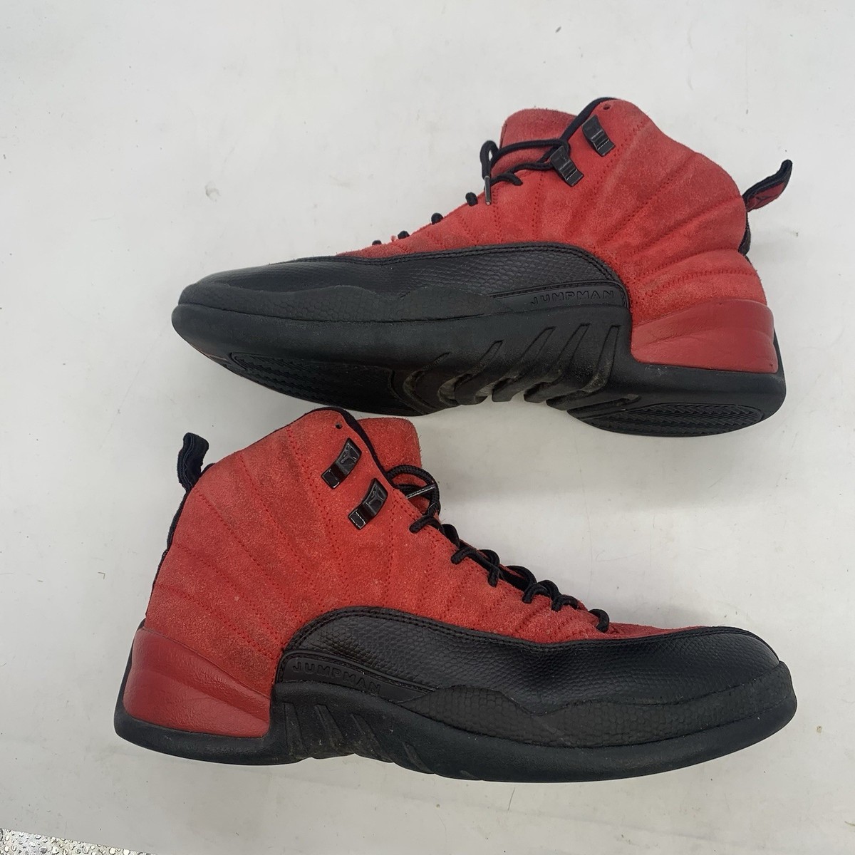 Nike Air Jordan 12 XII Retro GS Reverse Taxi Black Sneakers ☆値段 