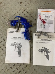 DEVILBISS Compact HVLP Spray Gun w/repair Kit + Manuals