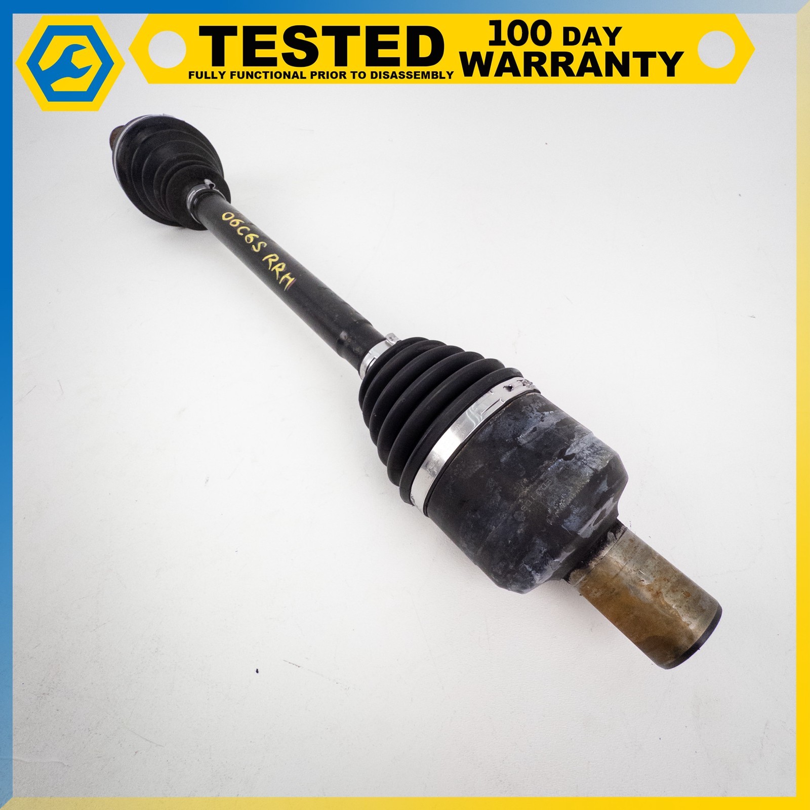 05-13 CHEVROLET CORVETTE C6 XLR REAR RIGHT AXLE HALF SHAFT UNIVERSAL JOINT OEM