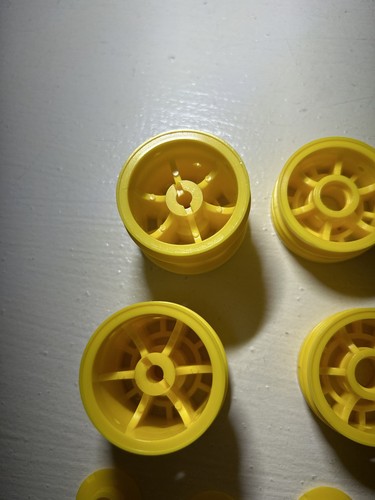 Rc Vintage Car Thunder Tiger PANDA RACING PANDAMONIUM Nos Wheel Set Rare HTF - Picture 8 of 9