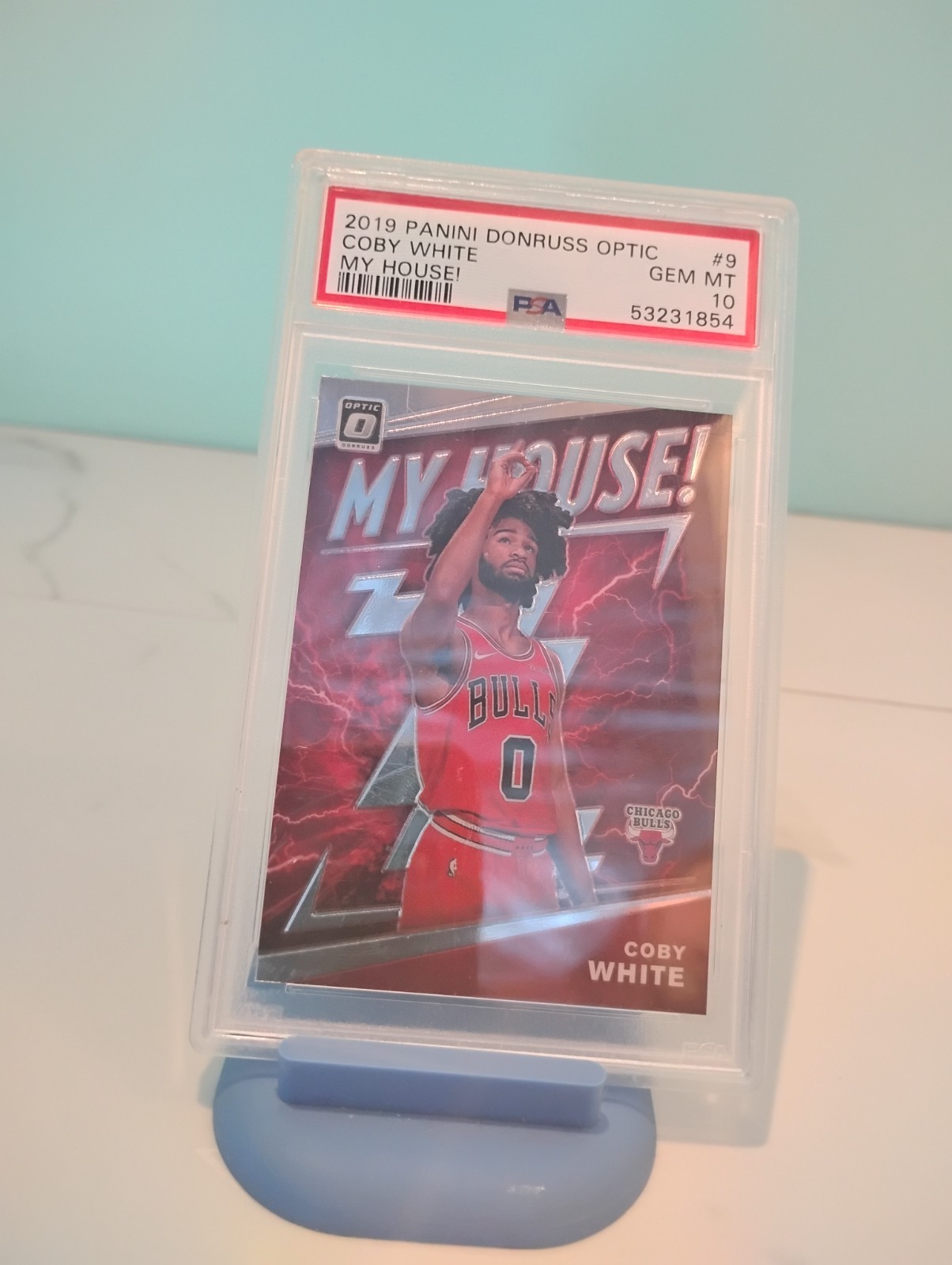 2019-20 Panini Donruss Optic - My House Holo #9 Coby White PSA 10