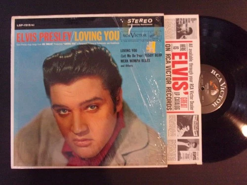 ELVIS PRESLEY - Loving You (LSP-1515) Third Pressing in Shrink
