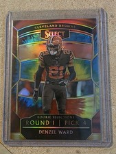 2018 Panini Select Rookie Selections Tie Die Prizm Denzel Ward #RS-4 6/25