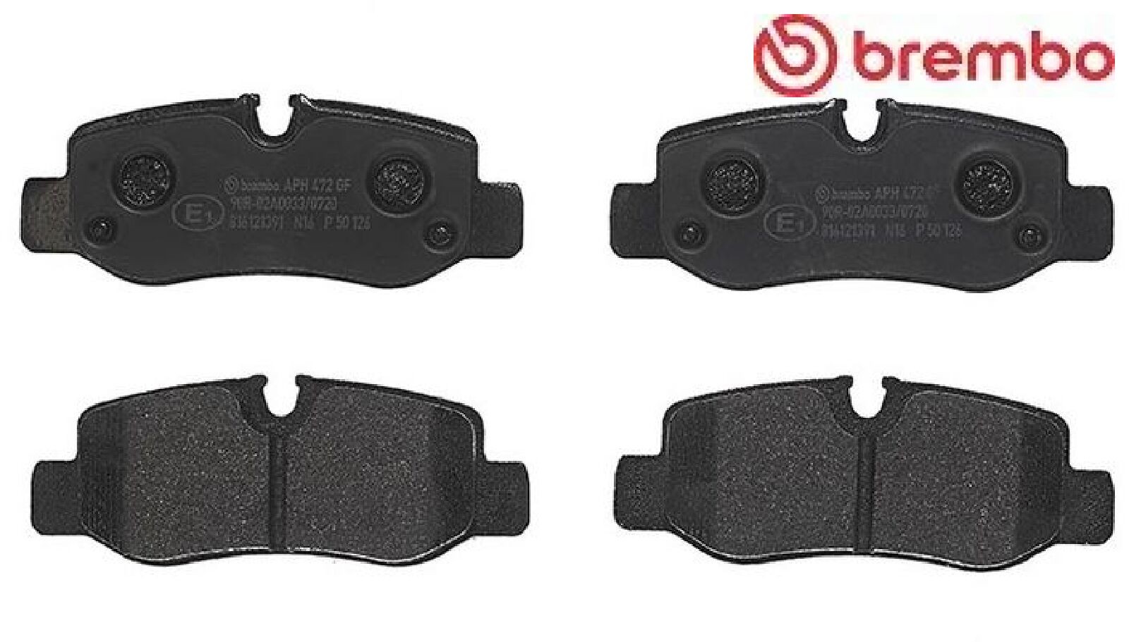 BREMBO Bremsbelagsatz hinten P50126 | Kompatibel mit: MERCEDES-BENZ V-CLASS, VITO Kasten, VITO Mixto, VITO Tourer - Bild 3
