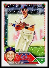 Trea Turner 2023 Topps Holiday #H118 Philadelphia Phillies