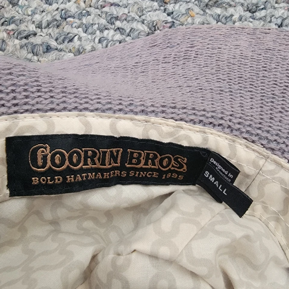 Sombrero de Panamá Goorin Bros. Para Mujer Paja Correa Marrón Parasol Fedora Gris Pequeño Foto 3 de 4