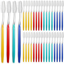 400 Pack Individually Wrapped Toothbrushes Disposable Bulk Toothbrushes Soft Bri