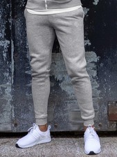 Enzo Mens Slim Joggers Fleece Cuffed Jogging Bottoms Track Sweatpants Trousers
