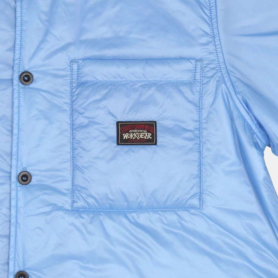 Stussy Fatigue Nylon Overshirt / Size S / Long / Mens / Blue / Polyester - Image 4 of 4