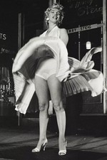 Marilyn Monroe With The Dress Up 4x6 Picture Photo Print