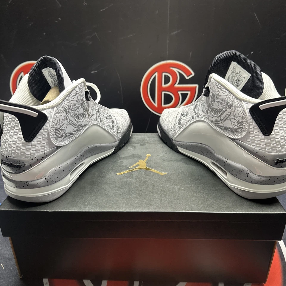 Air Jordan Dub Zero White Cement Men’s Size 9.5 Perfect Condition With Box - Изображение 4 из 4