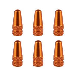 VORCOOL 6 Pcs Aluminum Alloy French Caps for MTB Road Bike Mountain Bike Tyre