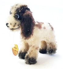 Steiff Germany Cockie Cocker Spaniel Dog Plush Mohair Knopf Im Ohr 12cm Mint 70