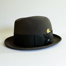 Stetson John B Stetson Fedora Vintage Whippet Style Brown Vita-Felt 3X Beaver