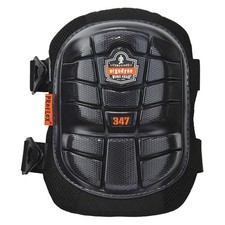 PROFLEX BY ERGODYNE 347 Knee Pad,UNIV,Clip,Black,PR 53PZ83