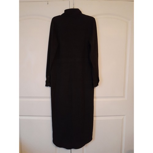 Faherty Legend Charcoal Gray Sweater Maxi Dress XL NEW Button Down Shirt Dress - Picture 6 of 9