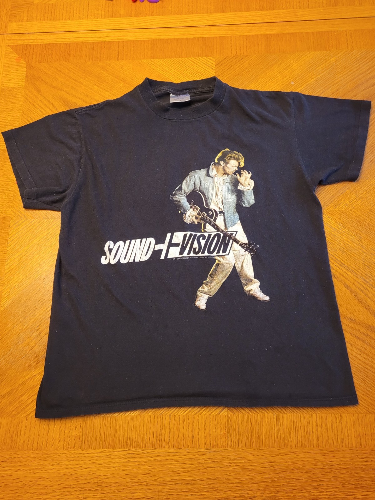 Vintage David Bowie Sound + Vision Tour Concert Shirt Mens Lrg Single Stitch 90s