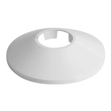 32mm White Cone Shaped Collar Pipe Cover for Pipe Holes Gaps