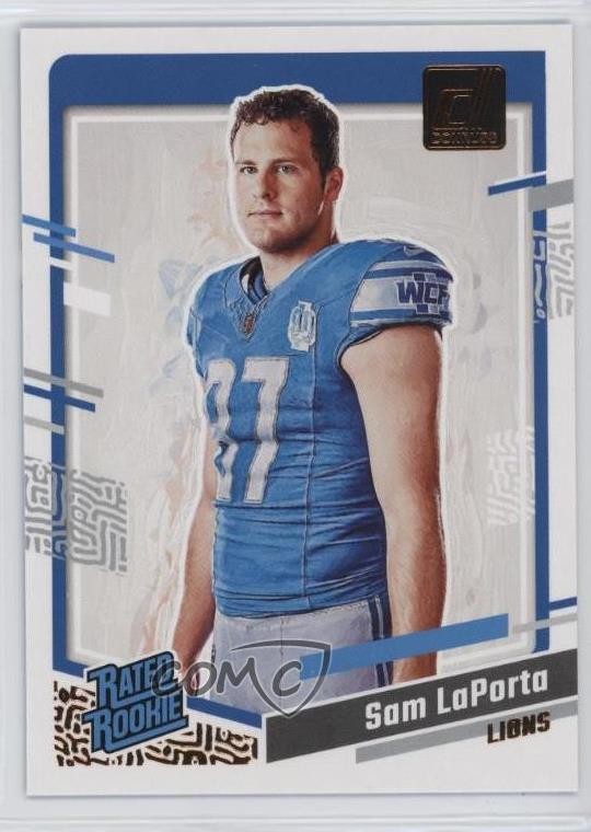 2023 Panini Donruss Rated Rookie Portrait Sam LaPorta #12 RC 12g7