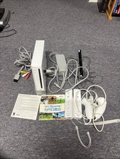 Nintendo Wii RVL-001 Home Console - White (TESTED & WORKS) See Description