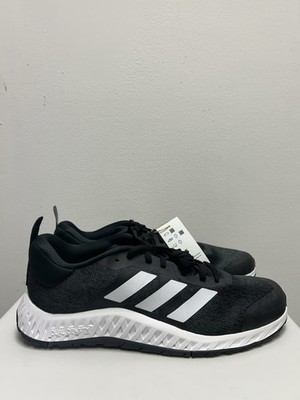 Size 12-Mens Adidas Everyset Trainer Core Black Cloud Set White ID4989 NEW