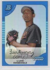 2005 Bowman Chrome First Year Blue Refractor 85/150 Luis Ramirez #205 0c2