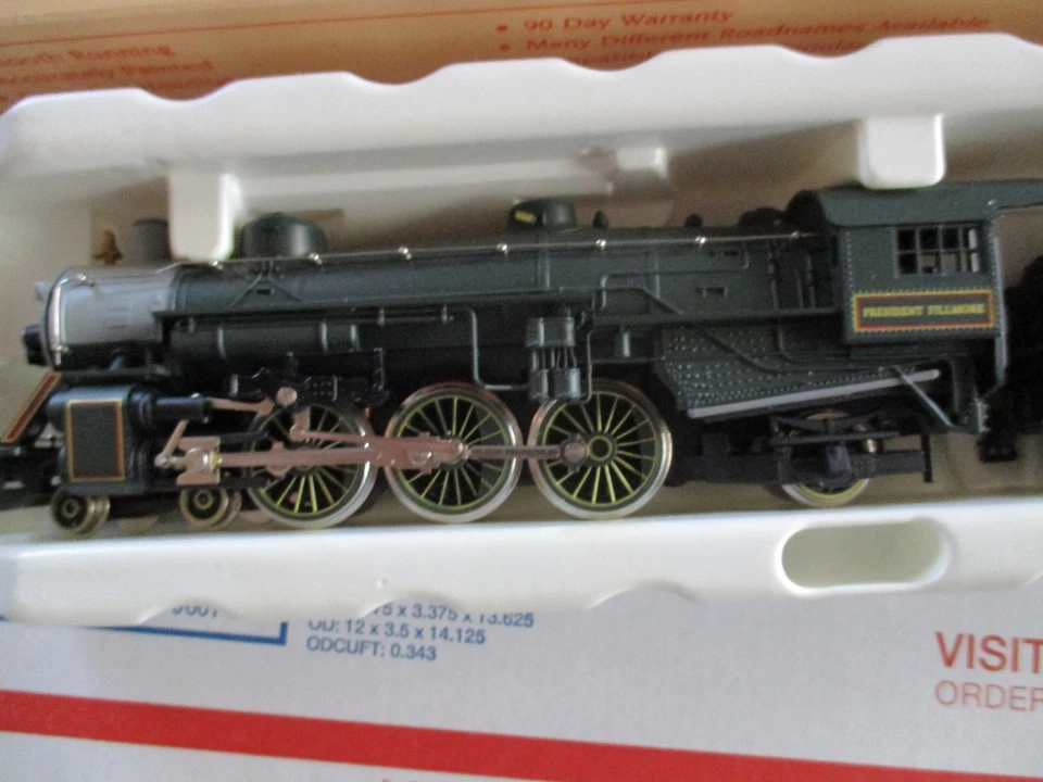 IHC HO Scale B&O 4-6-2 Steam Locomotive  "President Fillmore" NEW - Image 2 of 4