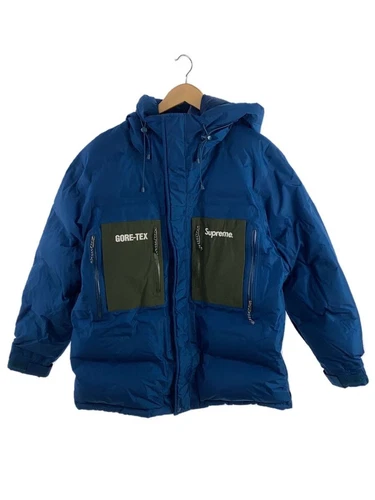 Doudoune Supreme bleue M occasion