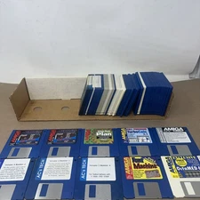 Amiga Format Cover Disk Lot x74 | Retro Floppy Disk Collection Vintage
