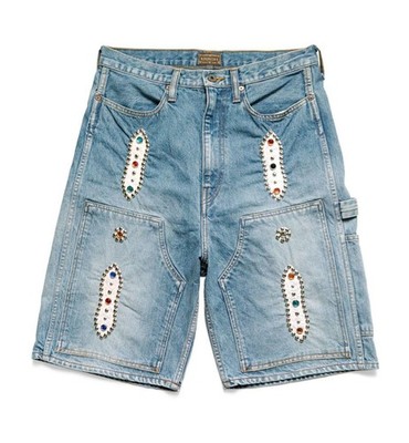 Kapital 14Oz Denim Shorts Studded Remake Size 38 Men JPN limited Edition Rare De