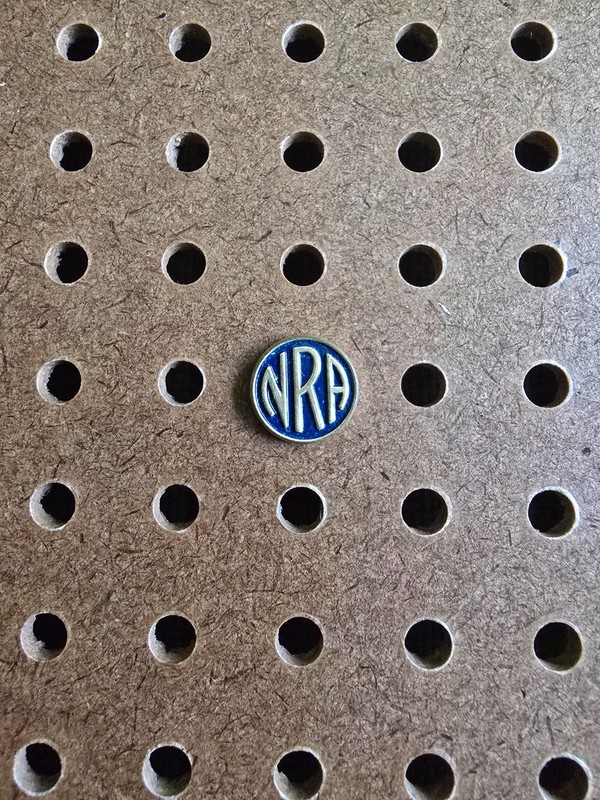 Vintage 1960s NRA National Rifle Association Enamel Metal Lapel Pin