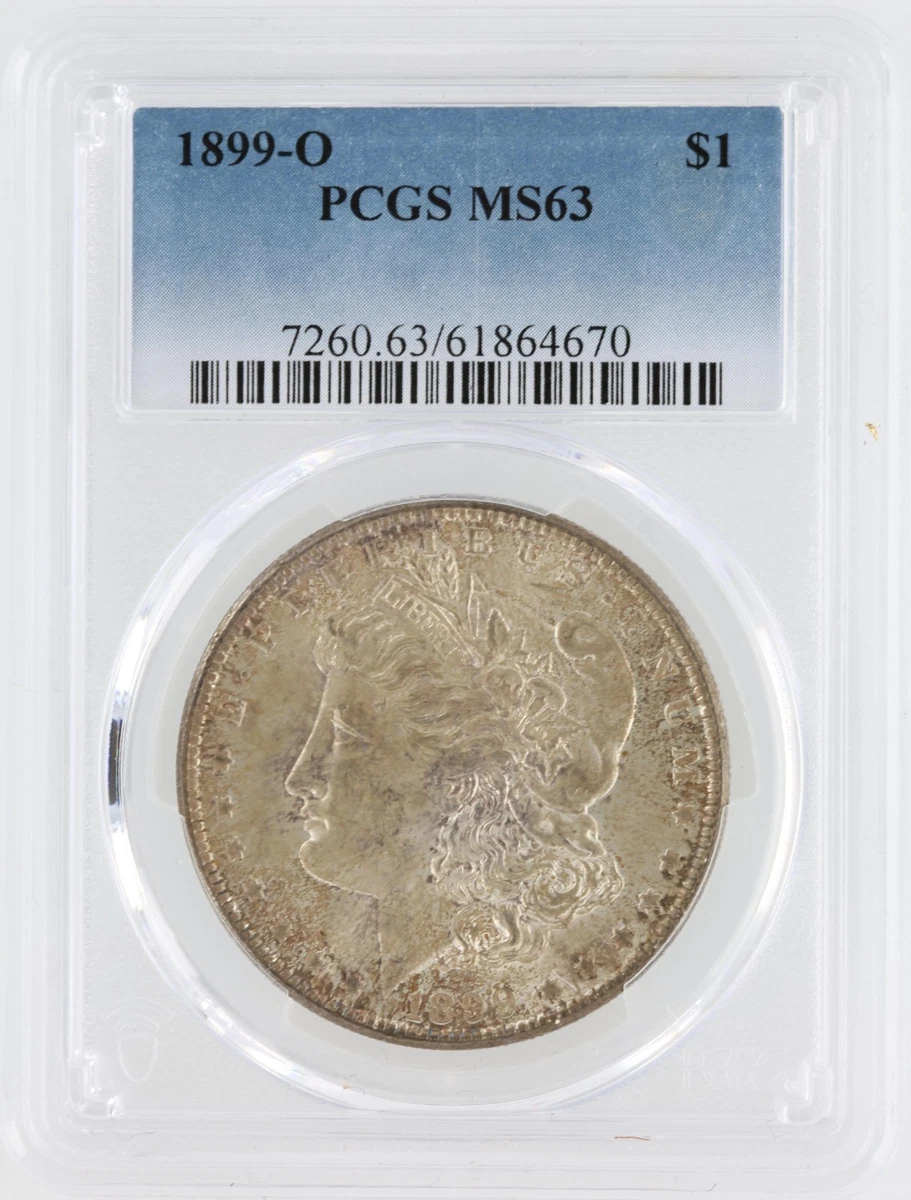 ★19世紀発行★ PCGS 1899-O MS63 モルガン 銀貨 MS 63 Graded 1899 Year Morgan US Dollars (1878-1921) for sale | eBay