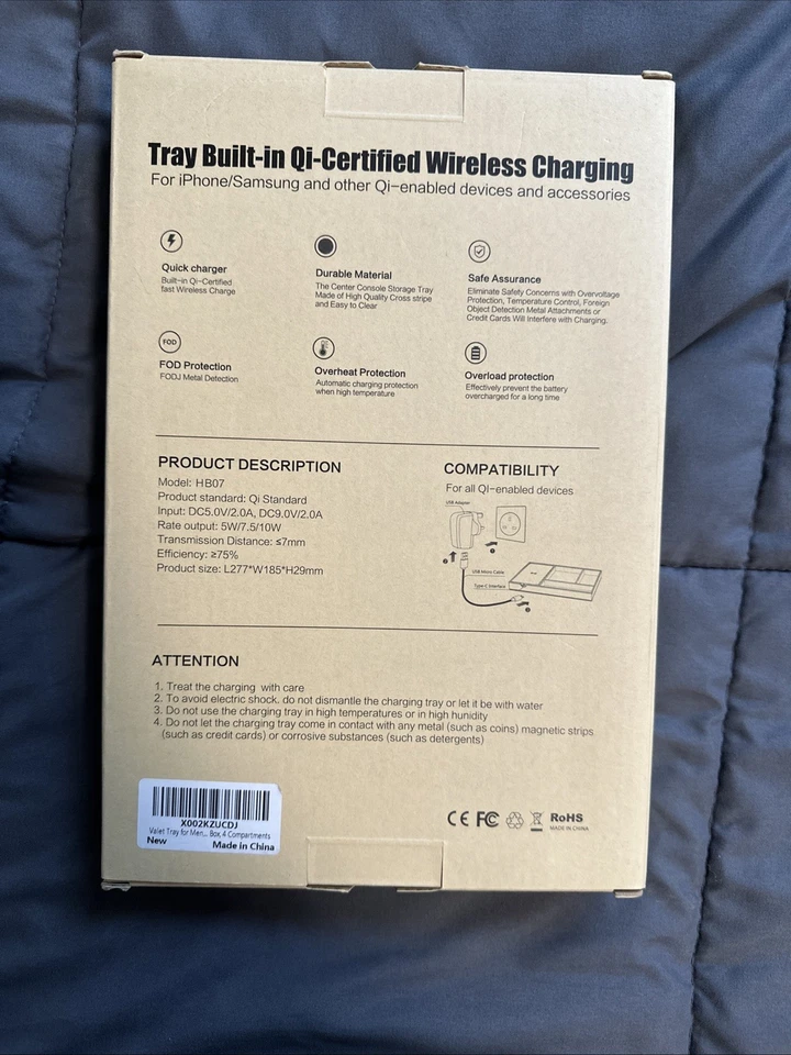 Tray Built Wireless Charging Station iPhone/Samsung Brand New!! - Image 3 of 4