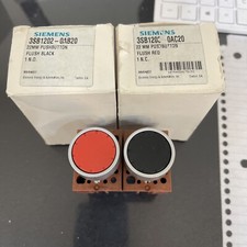 SIEMENS PUSH BUTTON. 3SB1202-0AB20. And3Sb1202-0AC20. Red And Black. Push Button
