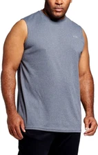 C9 Champion Men's Big & Tall Tech Sleeveless Shirt Charcoal Heather Pick Size
