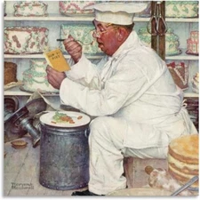 Norman Rockwell Canvas Illustration How to Diet by Norman Rockwell American