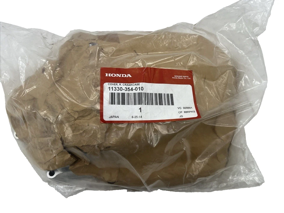 CL200 CB200 1974-76 GENUINO HONDA 11330-354-010 CUBIERTA CÁRTER MOTOCICLETA R. Foto 2 de 4