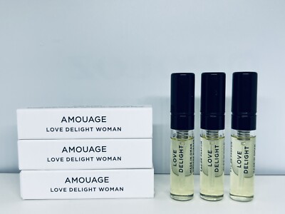 Amouage Love Delight Women EDP 2ml x 3 Perfume Sample Spray